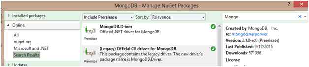 select Online option